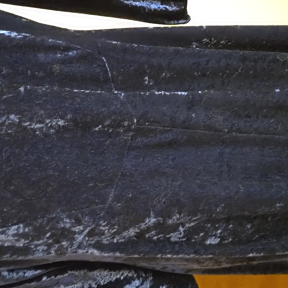 All That Jazz Velvet Maxi Dress - Vintage Deep Blue Size L - Picture 8 of 9